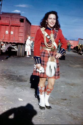 Performer in Scotch Garb