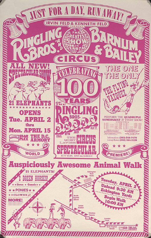 Ringling Bros. and Barnum & Bailey: Just for a Day, Run Away