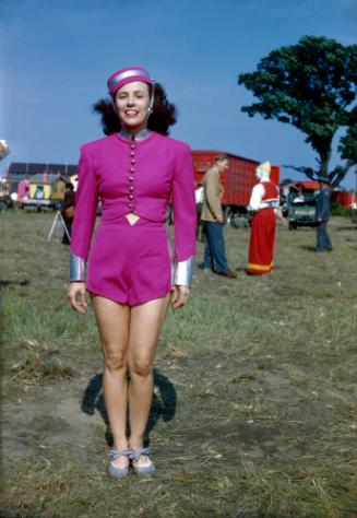 Elsie Jung in Bell Boy Costume