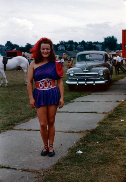 Yvonne Trembley in Costume