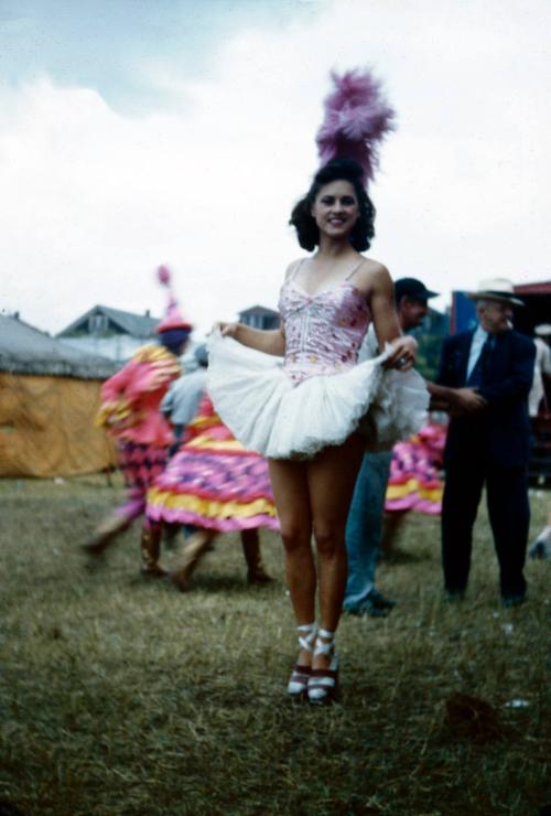 Ernestine Clarke in Costume