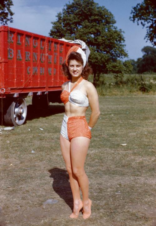 Ernestine Clarke in Costume