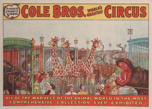 Cole Bros.: All of the Marvels of the Animal World