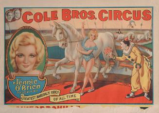 Cole Bros.: Jennie O'Brien Famous Equestrienne