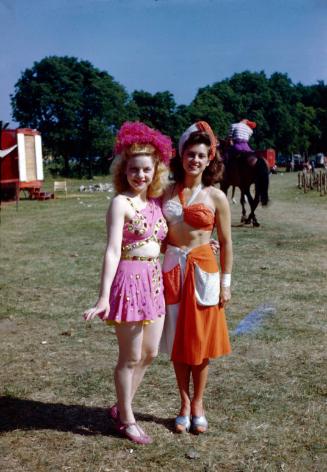 Ernestine Clarke and Donna Cameron in Costume