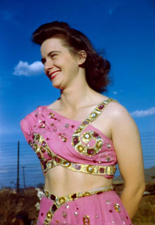 Sally Cartier in Costume