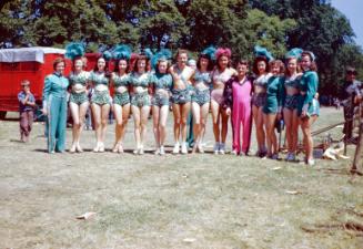 Members of the Aerial Act in Costume