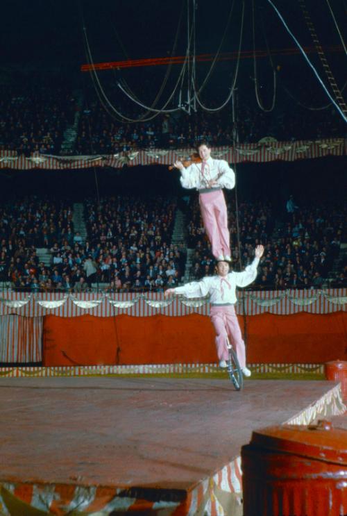 Acrobats Performing