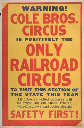 Cole Bros.: Only Railroad Circus