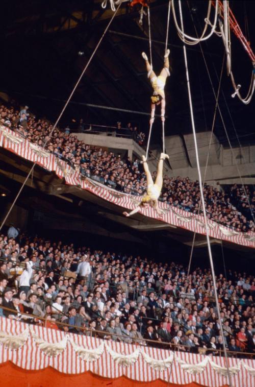 Aerial Act in Boston Garden