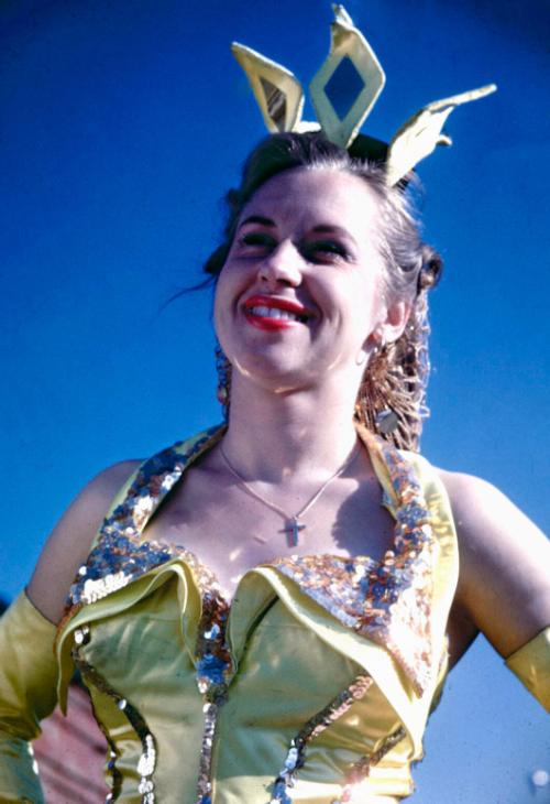 Girl in Yellow Costume