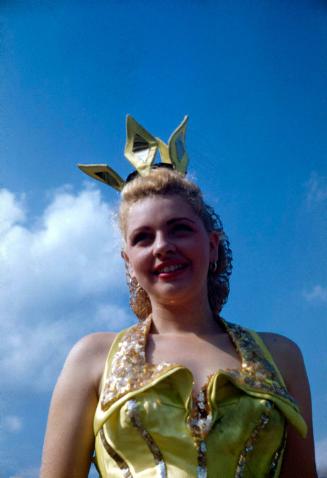 Barbara Petry in Yellow Costume