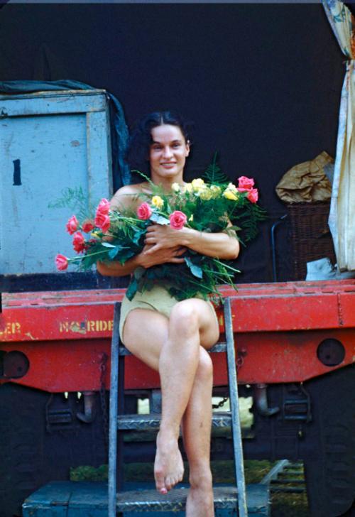 Rose Gould with Flowers