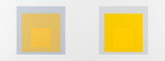 2 versions of Homage to the Square - Folio II, Folder 4