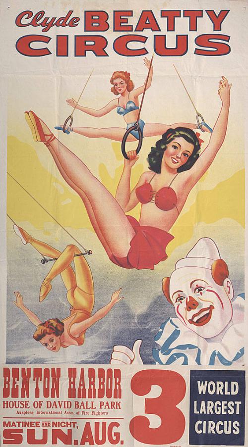 Clyde Beatty: Aerialists and Clown