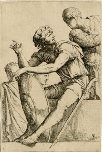 Salvator Rosa, 1615-1673, Figurine, 17th century, Etching on paper, Museum purchase, 1971, SN86…