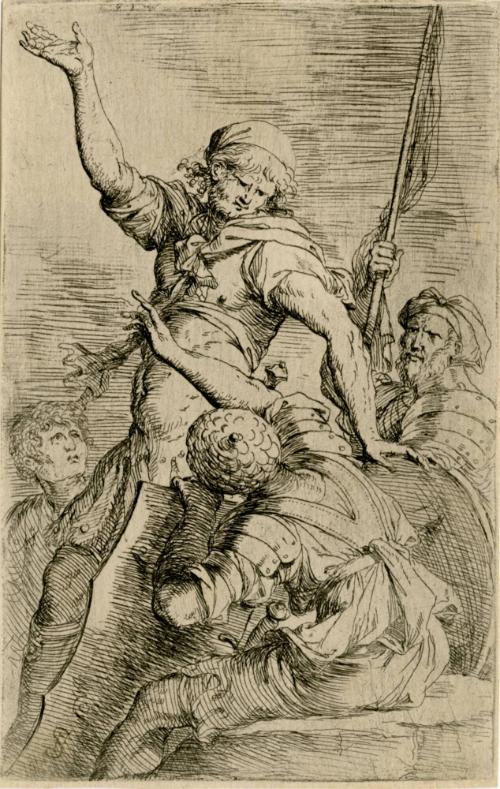 Salvator Rosa, 1615-1673, Figurine, 17th century, Etching with drypoint on paper, Museum purcha…