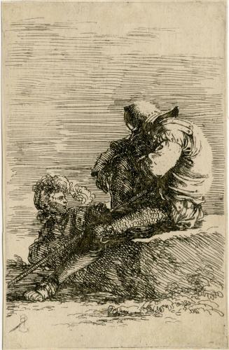 Salvator Rosa, 1615-1673, Figurine, 17th century, Etching (with drypoint)? on paper, Museum pur…