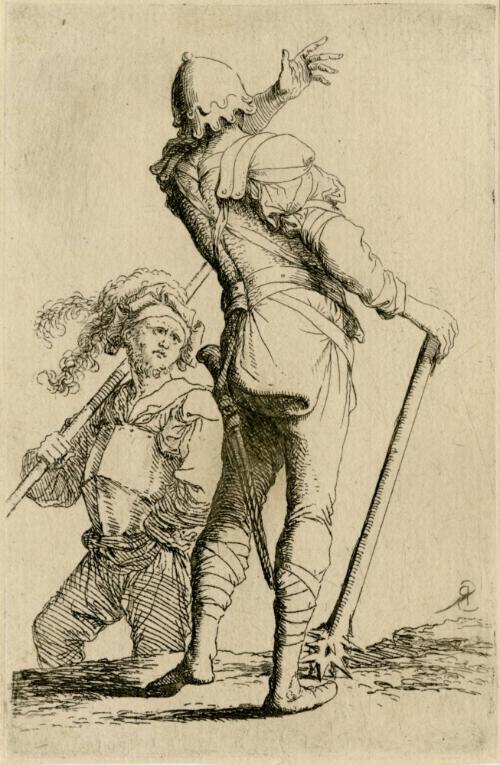 Salvator Rosa, 1615-1673, Figurine, 17th century, Etching with drypoint on paper, Museum purcha…