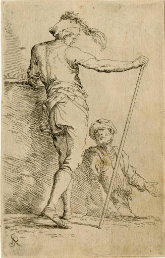 Salvator Rosa, 1615-1673, Figurine, 17th century, Etching on paper, Museum purchase, 1971, SN86…