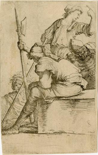 Salvator Rosa, 1615-1673, Figurine, 17th century, Etching with drypoint on paper, Museum purcha…