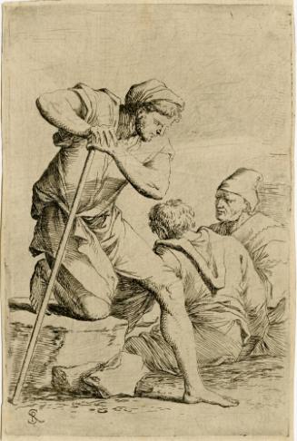 Salvator Rosa, 1615-1673, Figurine, 17th century, Etching with drypoint on paper, Museum purcha…