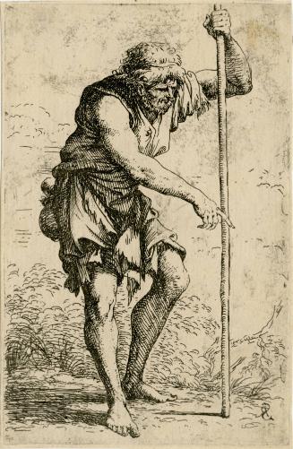 Salvator Rosa, 1615-1673, Figurina, 17th century, Etching with drypoint on paper, Museum purcha…