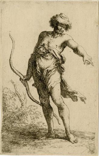 Salvator Rosa, 1615-1673, Figurina, 17th century, Etching with drypoint on paper, Museum purcha…