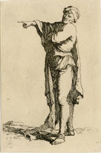 Salvator Rosa, 1615-1673, Figurina, 17th century, Etching with drypoint on paper, Museum purcha…