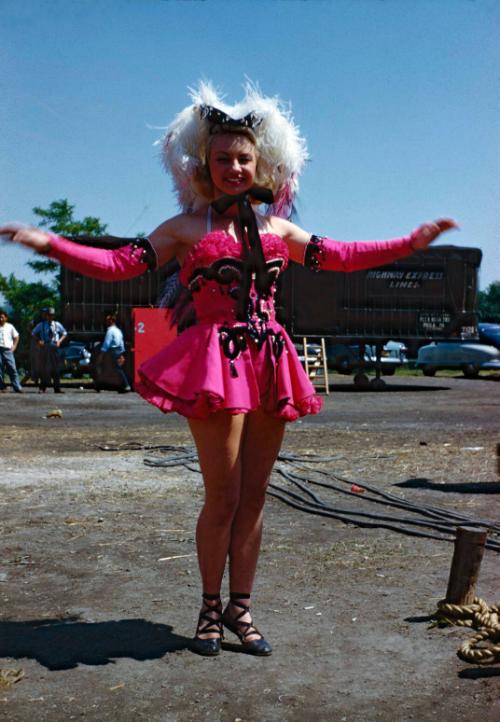 Charlotte Bell in Costume in Back Yard
