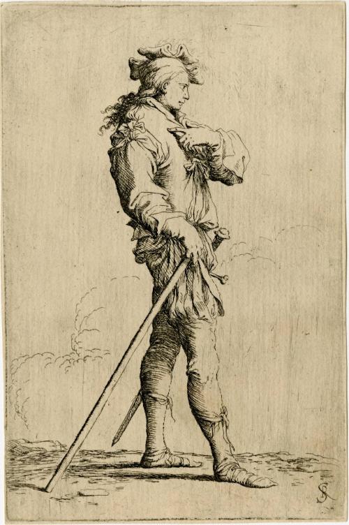 Salvator Rosa, 1615-1673, Figurina, 17th century, Etching with drypoint on paper, Museum purcha…