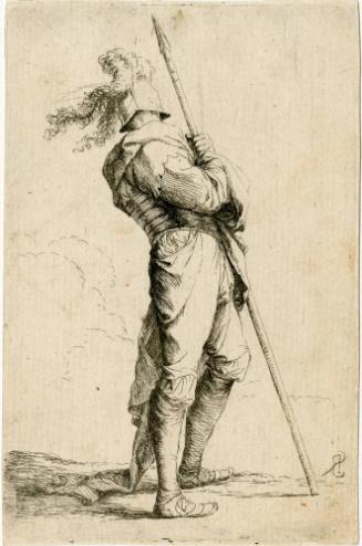Salvator Rosa, 1615-1673, Figurina, 17th century, Etching with drypoint on paper, Museum purcha…