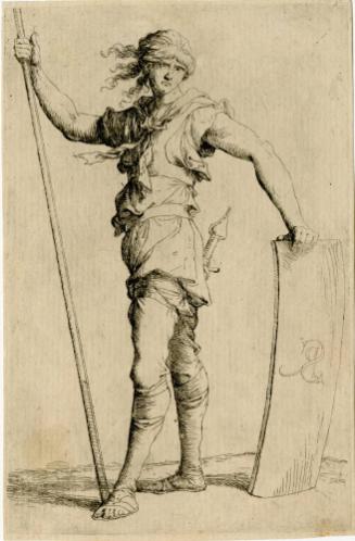 Salvator Rosa, 1615-1673, Figurina, 17th century, Etching with drypoint on paper, Museum purcha…