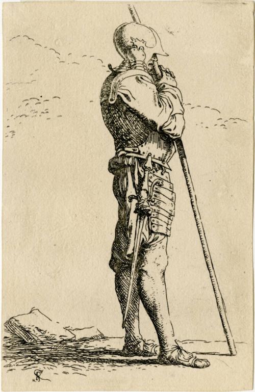 Salvator Rosa, 1615-1673, Figurina, 17th century, Etching on paper, Museum purchase, 1971, SN86…