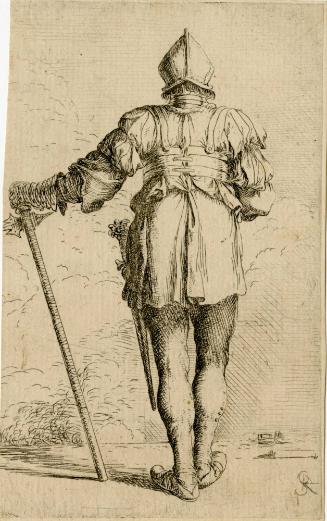 Salvator Rosa, 1615-1673, Figurina, 17th century, Etching with drypoint on paper, Museum purcha…