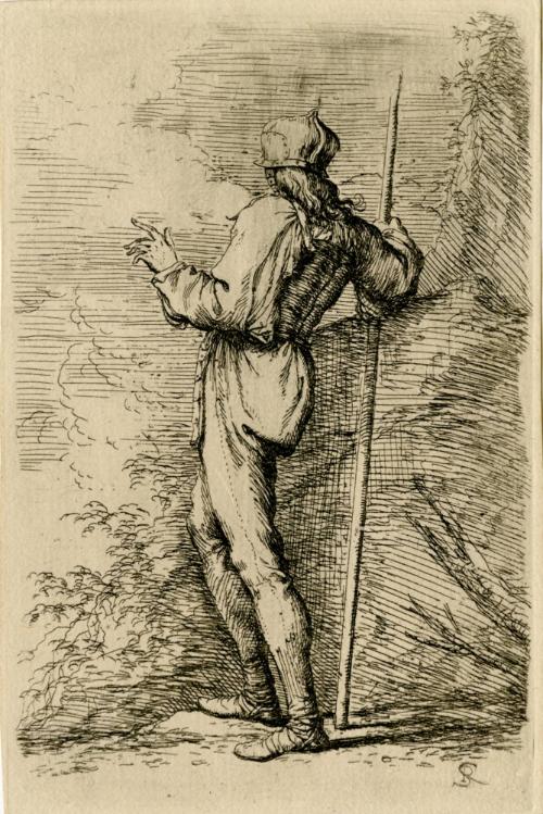 Salvator Rosa, 1615-1673, Figurina, 17th century, Etching on paper, Museum purchase, 1971, SN86…