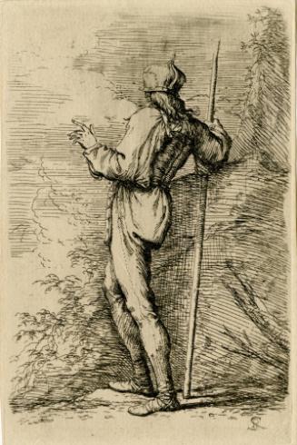 Salvator Rosa, 1615-1673, Figurina, 17th century, Etching on paper, Museum purchase, 1971, SN86…
