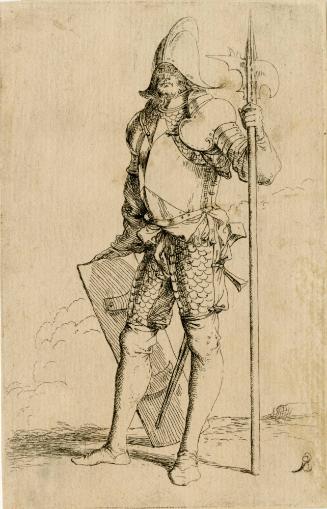Salvator Rosa, 1615-1673, Figurina, 17th century, Etching with drypoint on paper, Museum purcha…