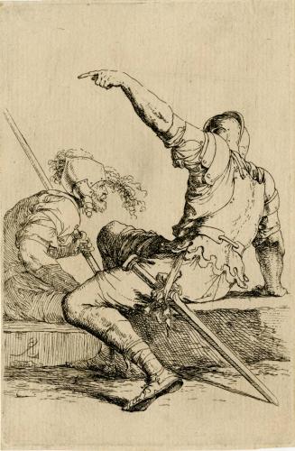 Salvator Rosa, 1615-1673, Figurine, 17th century, Etching with drypoint on paper, Museum purcha…