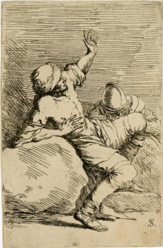 Salvator Rosa, 1615-1673, Figurine, 17th century, Etching on paper, Museum purchase, 1971, SN86…