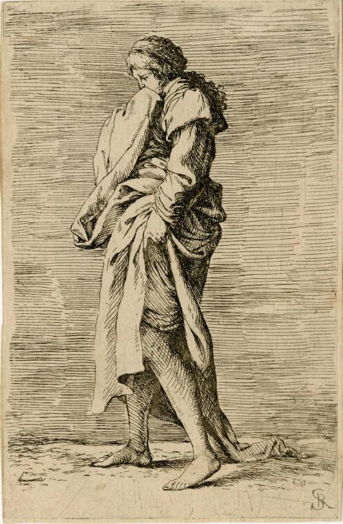 Salvator Rosa, 1615-1673, Figurina, 17th century, Etching with drypoint on paper, Museum purcha…