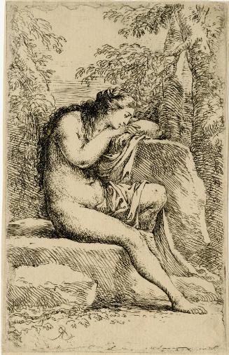 Salvator Rosa, 1615-1673, Figurina, 17th century, Etching with drypoint on paper, Museum purcha…