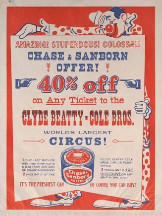 Beatty-Cole: Chase and Sanborn Promotional