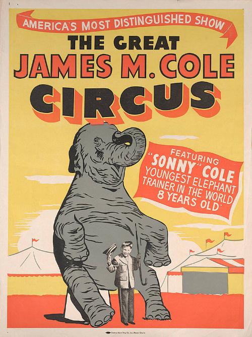 James M. Cole: Sonny Cole, Elephant Trainer