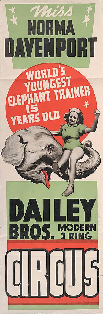 Dailey Bros.: Miss Norma Davenport