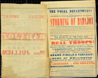 Playbill for Royal Surrey Zoological Gardens. 1848