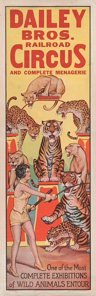Dailey Bros.: Most Complete Exhibitions of Wild Animals Entour