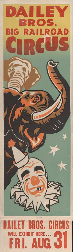 Dailey Bros.: Elephants and Clowns