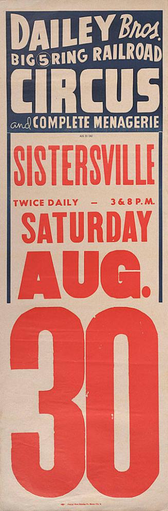 Dailey Bros.: Date Sheet
