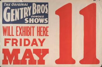 Gentry Bros.: Date Sheet